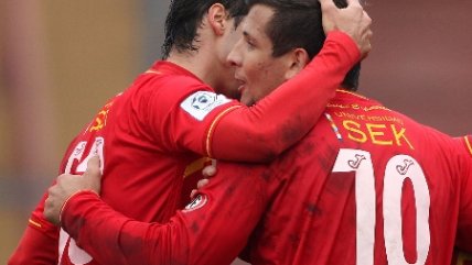 Emiliano Vecchio abrió la cuenta ante Palestino