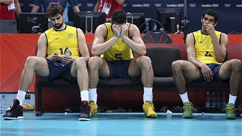 Al igual que en Beijing, Brasil se quedó sin oro olímpico en el voleibol masculino