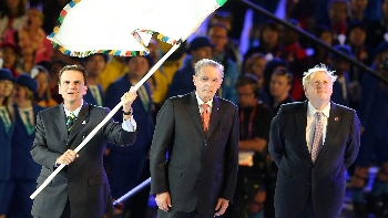 Río de Janeiro tomó la bandera de los Juegos Olímpicos tras clausura de Londres 2012