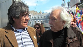 Jorge Arrate entregó apoyo a candidato independiente a alcaldía de Valparaíso