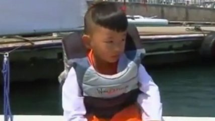   Padre que entrena a su hijo en condiciones extremas volvió a la carga 