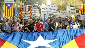 La crisis económica abre más puertas al nacionalismo catalán