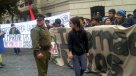 Estudiantes funaron acto de celebración por 24 años del triunfo del NO
