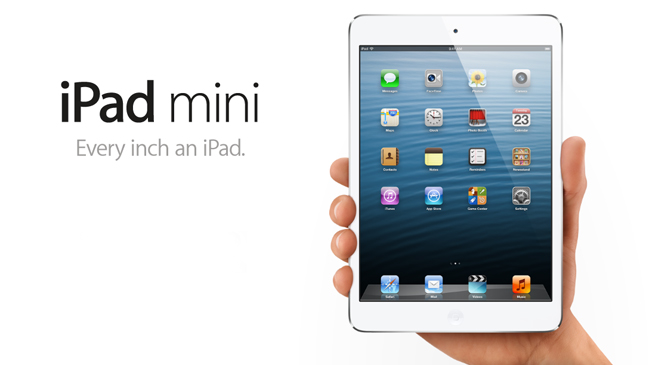 Apple presentó su iPad mini