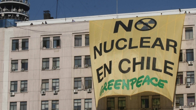  Greenpeace lamentó estudios nucleares en Chile  