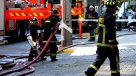 Incendio afectó edificio de oficinas en Providencia