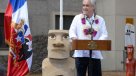 La visita de Sebastián Piñera a Isla de Pascua