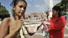 Argentinas colgaron sus calzones para protestar contra la violencia