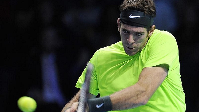 Del Potro mostró su poderío ante Tipsarevic en el Masters de Londres