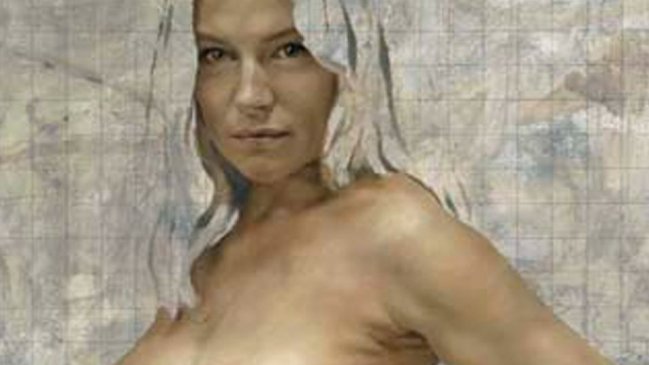Artista retrató a Sienna Miller desnuda y embarazada