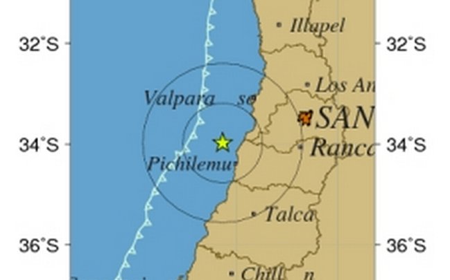 Seguidilla de 17 sismos se registró en la Región de O'higgins