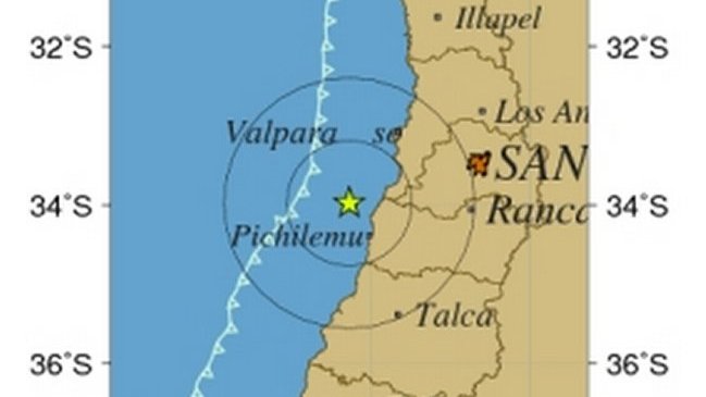 Seguidilla de 17 sismos se registró en la Región de O'higgins