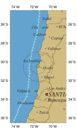 Sismo de magnitud 4 Richter afectó a Coquimbo