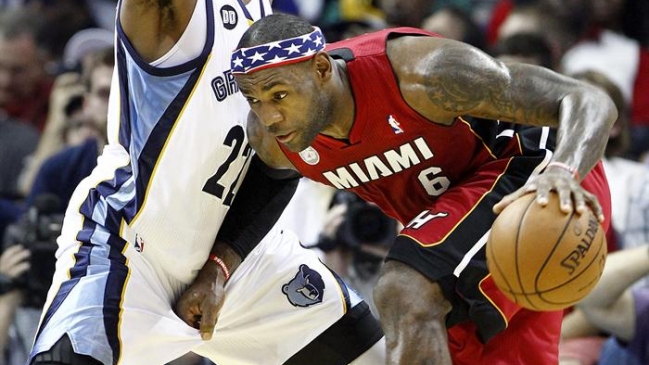 Los Heat ganaron en una jornada redonda de Lebron James