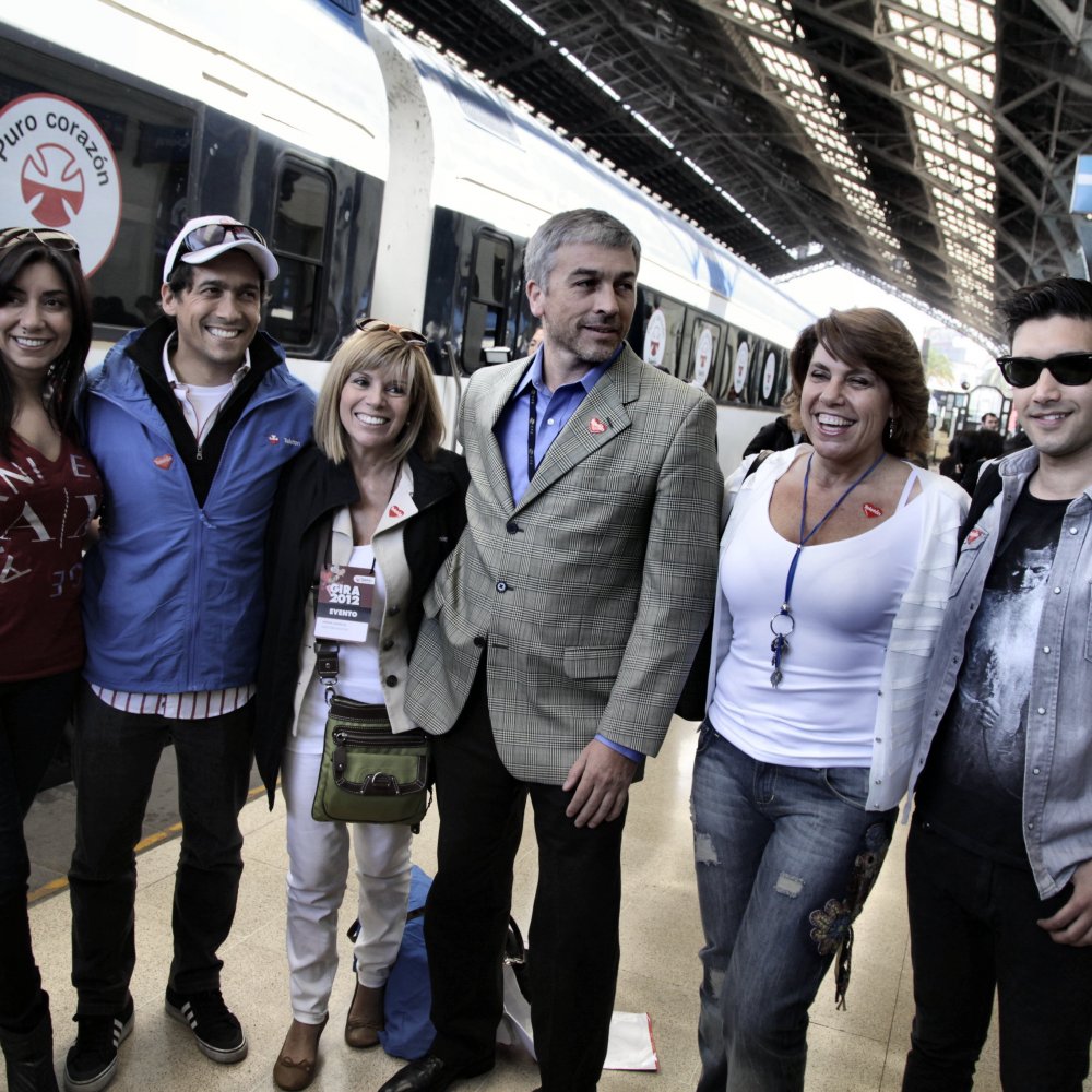 Comenzó la gira al sur de la Teletón con el retorno al viaje en tren