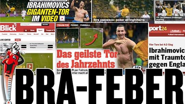 Medios suecos elogiaron actuación de Zlatan Ibrahimovic y su 