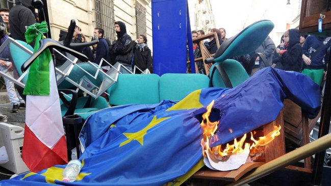 Eurozona entró en recesión en el tercer trimestre del año