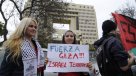 La protesta en Valparaíso en contra del ataque israelí a Gaza