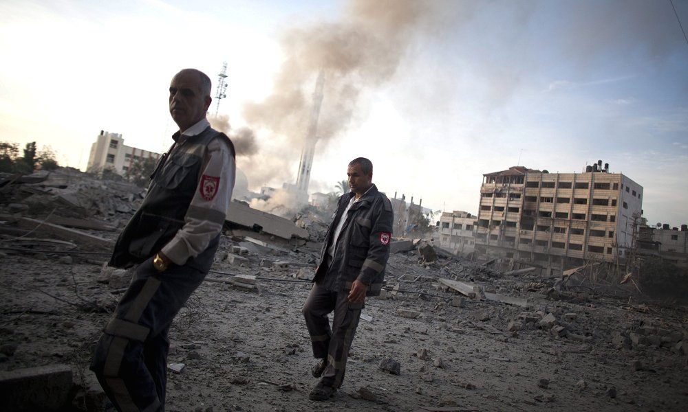 Israel bombardeó un centenar de objetivos en Gaza esta madrugada