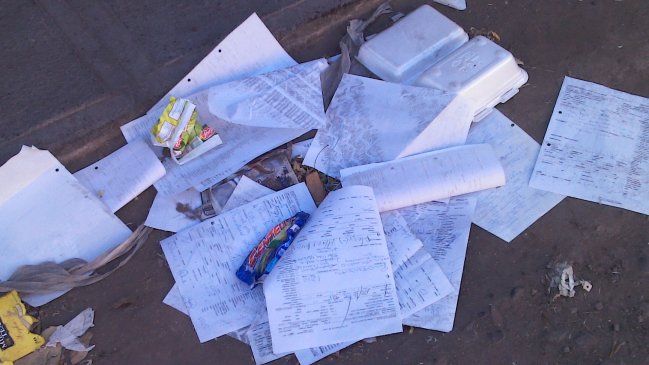 Fichas médicas de consultorio aparecieron en las calles de Pudahuel