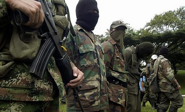 Policía colombiana detuvo a nueve personas acusadas de pertenecer a las FARC
