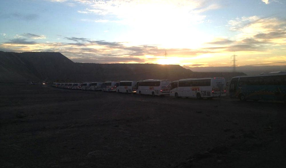 Trabajadores bloquearon ingresos a Chuquicamata