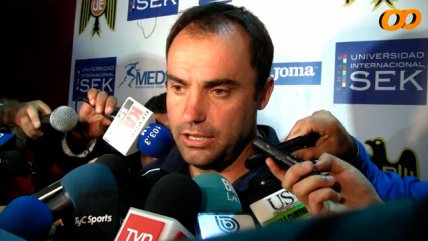 José Luis Sierra: "El resultado se ajusta a lo que se vio en la cancha"