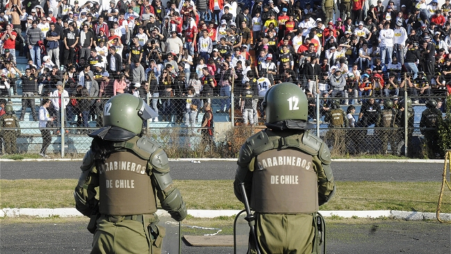 ANFP negó que Carabineros deje de proporcionar seguridad en los estadios