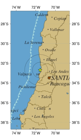 Temblor despertó a habitantes de Valparaíso
