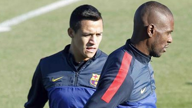Alexis Sánchez se reintegró a los trabajos de FC Barcelona