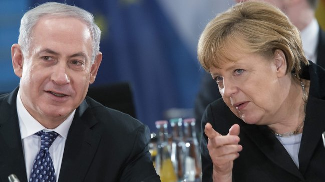 Merkel a Netanyahu: No queremos nuevas colonias en territorio palestino