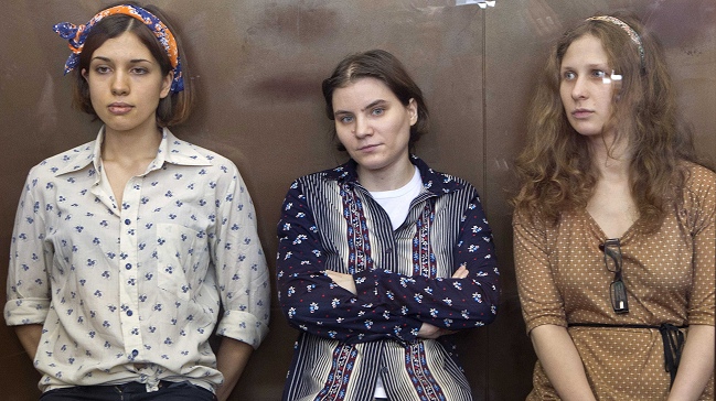 Integrante de Pussy Riot fue ingresada a celda de castigo