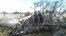 Aeronave capotó en Algarrobo, falleciendo el piloto