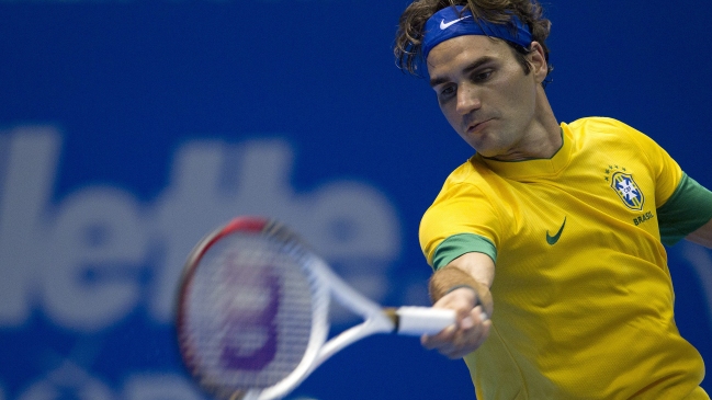 Federer, en su despedida de Brasil: 