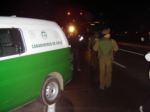 Delincuentes huyeron tras incendiar vehículo en la Ruta 68