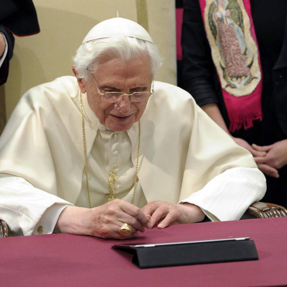 Benedicto XVI aseguró sentirse 