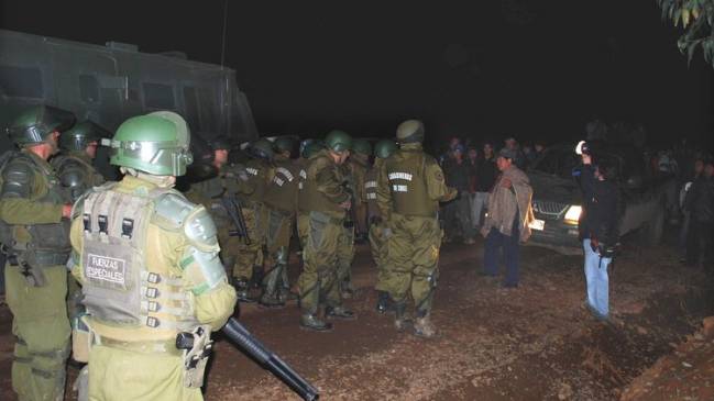 Dos carabineros resultaron heridos tras emboscada en Collipulli