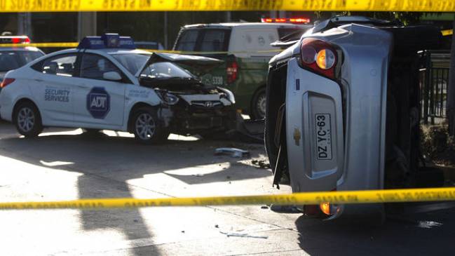 Joven de 23 años falleció en colisión con patrulla de ADT en Santiago