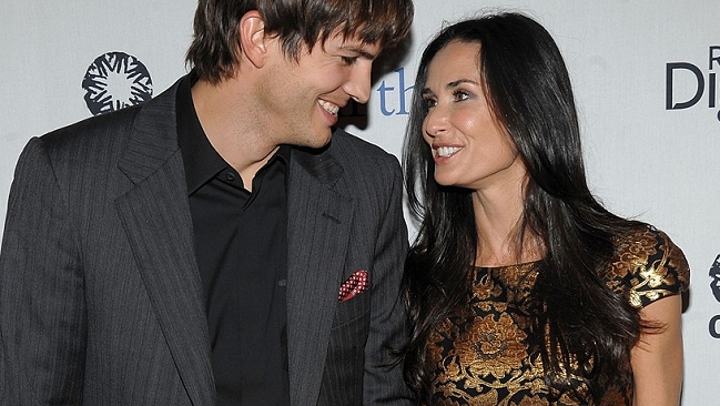 Ashton Kutcher le pidió el divorcio a Demi Moore