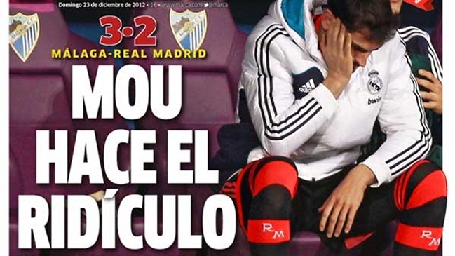 Prensa española tras la nueva caída de Real Madrid: 