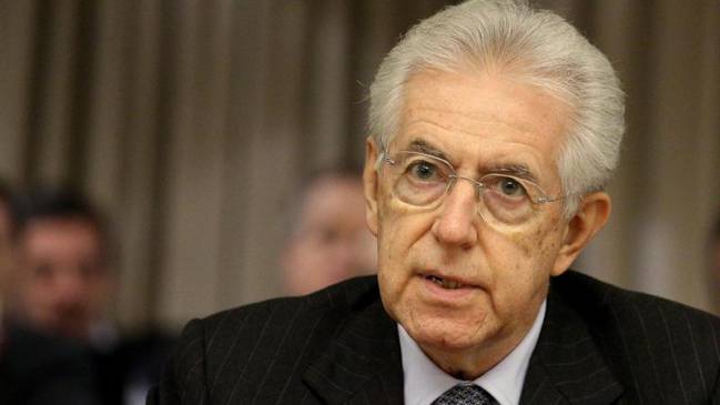Monti rechazó llamado de Berlusconi a liderar coalición de centroderecha en Italia