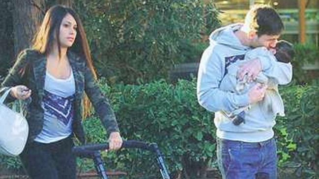 Lionel Messi llegó a Rosario acompañado de su hijo Thiago