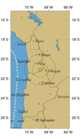 Sismo de menor intensidad se sintió en la Región de Tarapacá