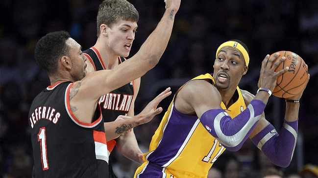 Los Angeles Lakers se impuso con categoría sobre Portland Blazers