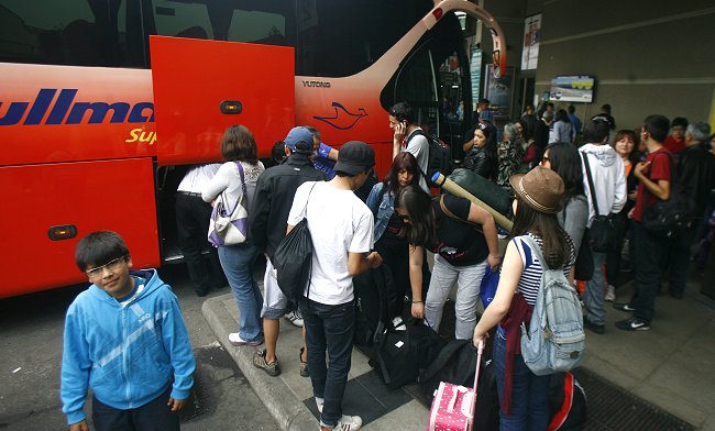 Este lunes se producirá la mayor cantidad de viajes con motivo del Año Nuevo