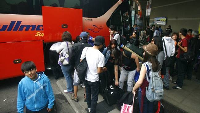 Este lunes se producirá la mayor cantidad de viajes con motivo del Año Nuevo