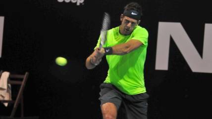 Del Potro superó a Roddick en una exhibición en Punta del Este