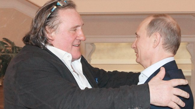 Actor Gerard Depardieu se reunió con presidente de Rusia Vladímir Putin