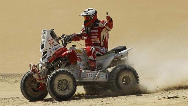 Piloto chileno de cuadriciclos sufrió accidente y abandonó la competencia
