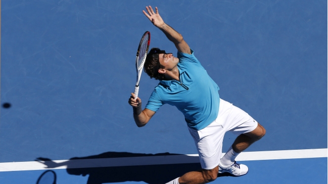 Federer tuvo un cómodo estreno en Australia